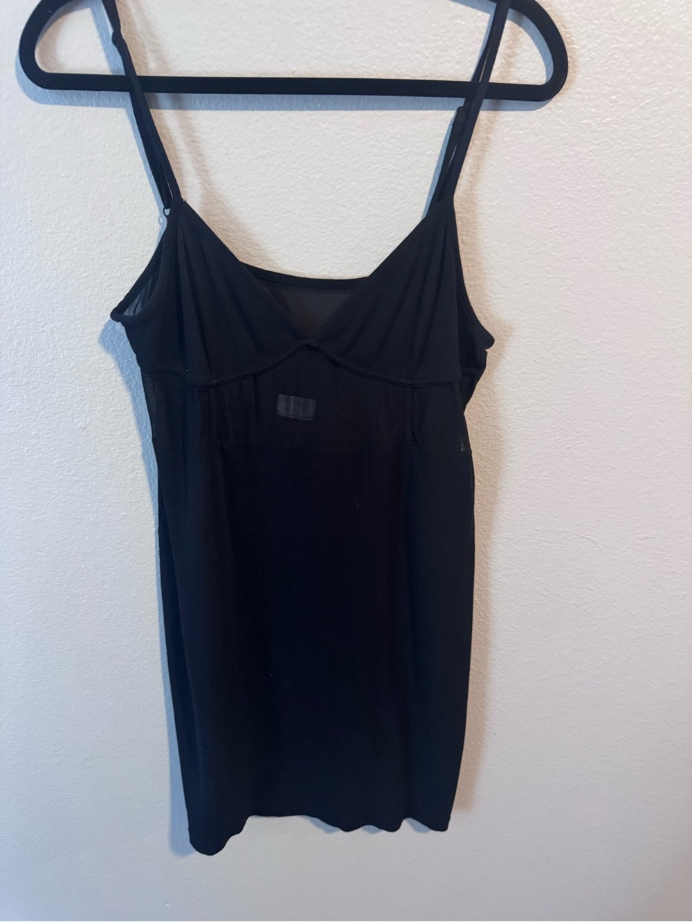 Noisy may Black Sheer Cut Out Slip Dress